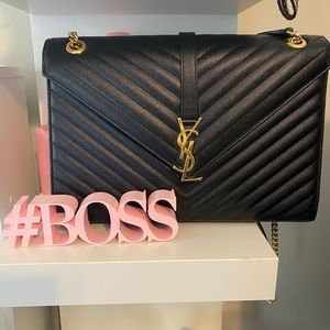 Saint Laurent Large Envelope Handbag